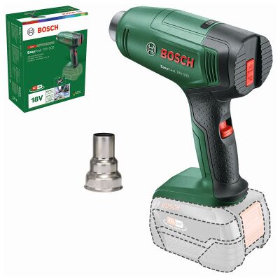 Bosch EasyHeat Pistolet à air chaud 18V - Outil portable à haute température - Publicité Bosch EasyHeat Pistolet à air chaud 18V - Outil portable à haute température - Publicité