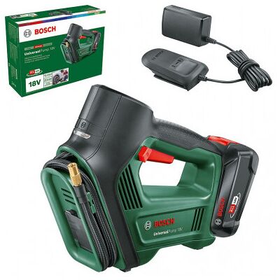 Bosch Pompe Universelle 18V - Gonfleur sans fil compact - Publicité Bosch Pompe Universelle 18V - Gonfleur sans fil compact - Publicité