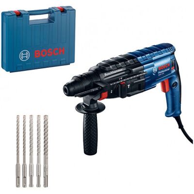 Perceuse à percussion Bosch GBH 240 - 790W, 3 modes, forets SDS - Publicité Perceuse à percussion Bosch GBH 240 - 790W, 3 modes, forets SDS - Publicité
