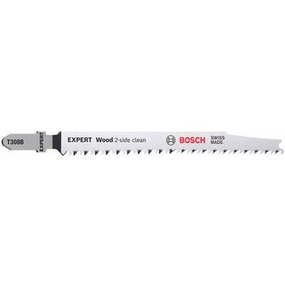 Lame de scie sauteuse Bosch Expert ‘Wood 2-side clean’ T 308 B - Publicité Lame de scie sauteuse Bosch Expert ‘Wood 2-side clean’ T 308 B - Publicité