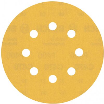 Bosch Feuille abrasive EXPERT C470 a 8 trous, 125 mm, G 400, 50 pieces 2608900916 - Publicité Bosch Feuille abrasive EXPERT C470 a 8 trous, 125 mm, G 400, 50 pieces 2608900916 - Publicité