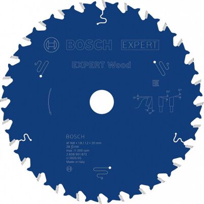 Bosch 2608901873 Lame de scie circulaire - 28 dents - Publicité Bosch 2608901873 Lame de scie circulaire - 28 dents - Publicité