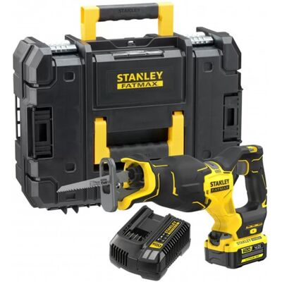 Stanley SFMCS311M1T-QW FatMax V20 Scie sabre sans balais (18V/1x4,0Ah), coffret - Publicité Stanley SFMCS311M1T-QW FatMax V20 Scie sabre sans balais (18V/1x4,0Ah), coffret - Publicité