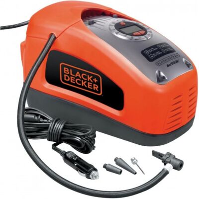 BLACK & DECKER Black & Decker ASI300-QS Compresseur universel (11bar/12V/230V) - Publicité BLACK & DECKER Black & Decker ASI300-QS Compresseur universel (11bar/12V/230V) - Publicité