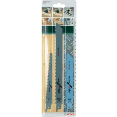 Bosch Lot de 3 lames de scie sauteuse EF S 922, S 644 D, S 1111 K 2609256715 - Publicité Bosch Lot de 3 lames de scie sauteuse EF S 922, S 644 D, S 1111 K 2609256715 - Publicité