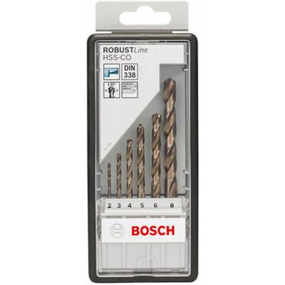 Bosch Coffret de 6 forets a métaux Robust Line HSS-Co, 2 - 8 mm 2607019924 - Publicité Bosch Coffret de 6 forets a métaux Robust Line HSS-Co, 2 - 8 mm 2607019924 - Publicité