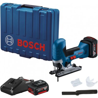 Bosch GST 185-LI Professionnel Scie sauteuse sans fil - Outil de coupe puissant - Publicité Bosch GST 185-LI Professionnel Scie sauteuse sans fil - Outil de coupe puissant - Publicité