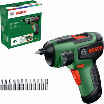 Bosch PSR SELECT Tournevis sans fil 2,0 Ah, 0603977100 - Publicité Bosch PSR SELECT Tournevis sans fil 2,0 Ah, 0603977100 - Publicité