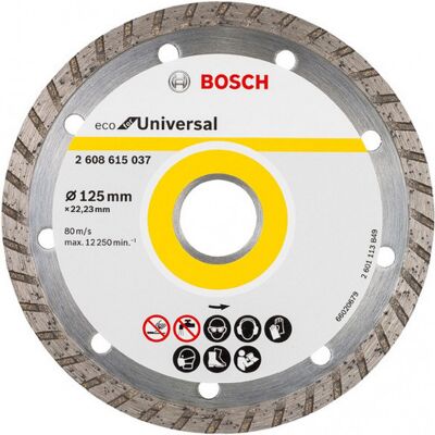 Disque diamant Turbo Universal Bosch - Outil de coupe - Publicité Disque diamant Turbo Universal Bosch - Outil de coupe - Publicité