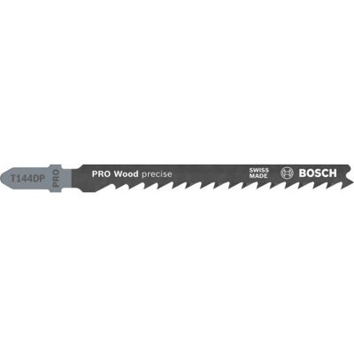 Lame de scie sauteuse Bosch T144DP précision pour bois - 100 mm - Publicité Lame de scie sauteuse Bosch T144DP précision pour bois - 100 mm - Publicité