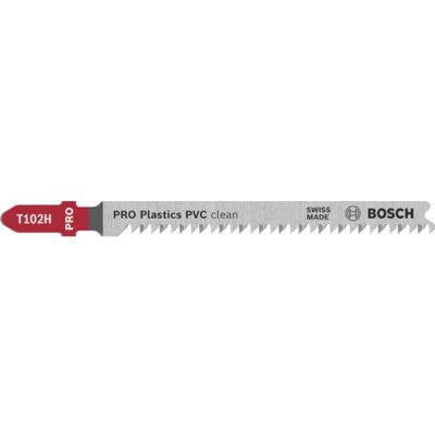Bosch Lame de scie sauteuse PRO Plastics PVC clean T102H - Lames de scie sauteuse - Publicité Bosch Lame de scie sauteuse PRO Plastics PVC clean T102H - Lames de scie sauteuse - Publicité