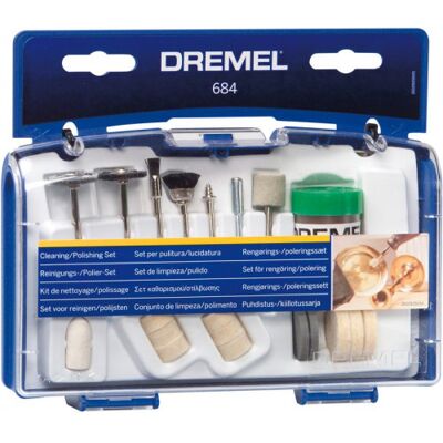 Dremel 684 Kit nettoyage / polissage 26150684JA - Publicité Dremel 684 Kit nettoyage / polissage 26150684JA - Publicité