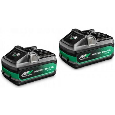 Pack de batteries Hikoki - Multi Voltage 2x BSL36B18X 4Ah/8Ah - Publicité Pack de batteries Hikoki - Multi Voltage 2x BSL36B18X 4Ah/8Ah - Publicité
