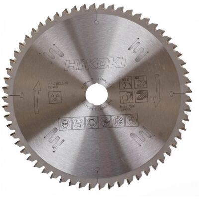 Hikoki 752469 - Lame de scie pour aluminium 255x30mm Z60 - Pour aluminium - Publicité Hikoki 752469 - Lame de scie pour aluminium 255x30mm Z60 - Pour aluminium - Publicité