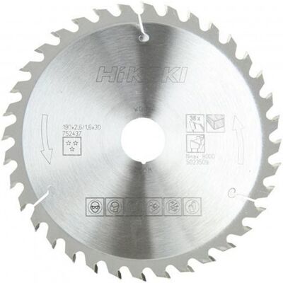 HiKOKI 752485 Lame de scie circulaire 190mm, 48Z - Bois - Publicité HiKOKI 752485 Lame de scie circulaire 190mm, 48Z - Bois - Publicité