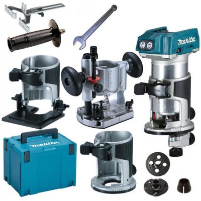 Makita DRT50ZJX2 18V Multifonction Fraiseuse - Outil électrique - Publicité Makita DRT50ZJX2 18V Multifonction Fraiseuse - Outil électrique - Publicité