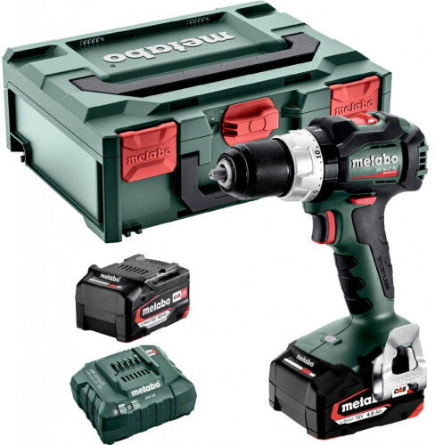 Metabo SB 18 LT BL Perceuse a percussion sans fil (18V 2x4Ah )+metaBOX 145 602316500