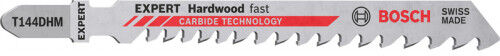 Bosch Lame de scie sauteuse EXPERT Hardwood Fast T144DHM, 10 pieces 2608901816