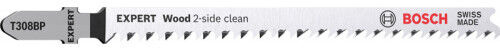 Bosch Lame de scie sauteuse EXPERT 'Wood 2-side clean' T 308 BP, 3 pces 2608900557