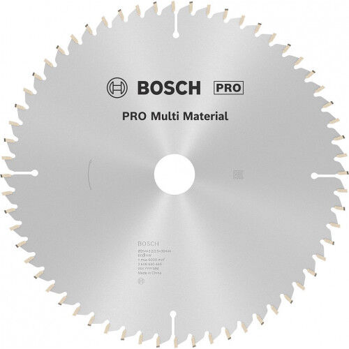 Bosch Lame de scie circulaire PRO Multi Material, 254 × 3,2 × 30 mm 2608640449