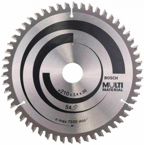 Bosch Lame de scie circulaire Multi Material 210 x 30 x 2,4 mm; 54 2608640511
