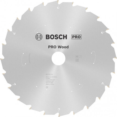 Bosch Lame de scie circulaire Standard for Wood 254X2.2/1.6X30X24T 2608842237