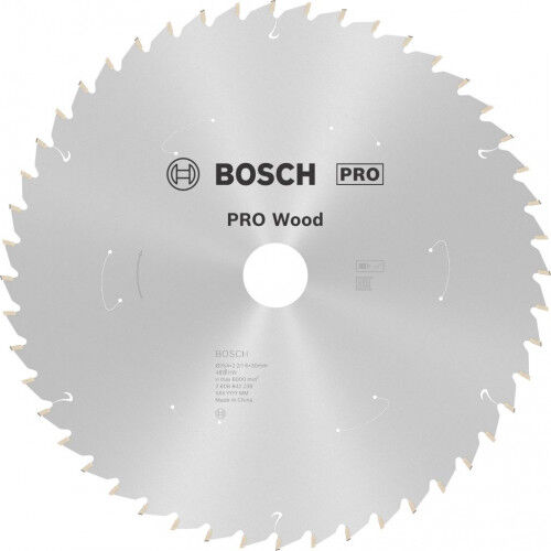 Bosch Lame de scie circulaire Standard for Wood 254X2.2/1.6X30X48T 2608842239