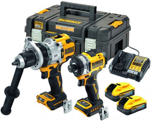 DeWALT DCK2200H2T Pack combo (DCD1007 + DCF860 + 18V/2x5,0Ah PowerStack) Tstak