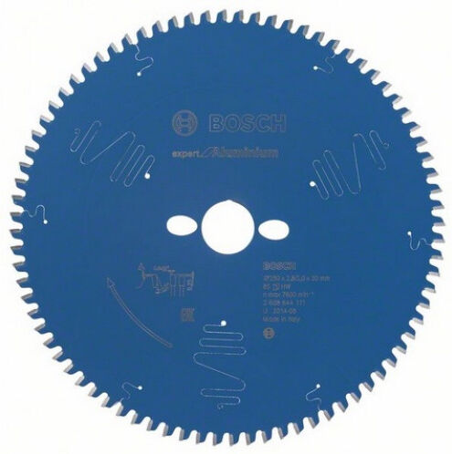 Bosch Lampe de scie circulaire Expert for Aluminium 250 x 30 x 2,8 mm, 80 2608644111
