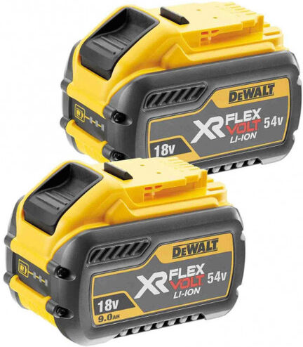 DeWALT DCB547X2 Batterie FlexVolt XR (2x3,0Ah/9,0Ah/54V/18V)
