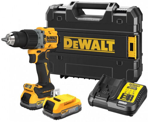 DeWALT DCD805E2T Perceuse a Percussion XR (90Nm/18V/2x1,7Ah PowerStack) Tstak