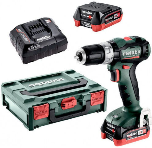 Metabo PowerMaxx SB 12 BL Perceuse a percussion sans fil (12V/2x4,0 Ah) MetaBox 60104680