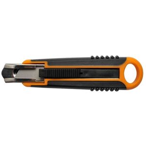 Fiskars Cutter de sécurité, 18mm, 14cm, Noir/Orange 1004683