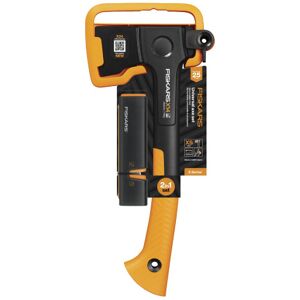 Fiskars Set de haches X14 et aiguisoir Xsharp 1075432 - Publicité Fiskars Set de haches X14 et aiguisoir Xsharp 1075432 - Publicité