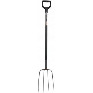 Fiskars Ergonomic Fourche a compost, 137cm 1070711 - Publicité Fiskars Ergonomic Fourche a compost, 137cm 1070711 - Publicité