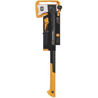 Ensemble de Hache de Fendre X28 et Couteau Multi-usage Fiskars - Publicité Ensemble de Hache de Fendre X28 et Couteau Multi-usage Fiskars - Publicité