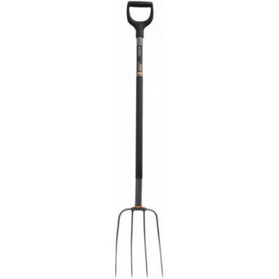 Fiskars Modèle 1070711 Fourche à Compost Ergonomique - Outil de Jardin - Publicité Fiskars Modèle 1070711 Fourche à Compost Ergonomique - Outil de Jardin - Publicité