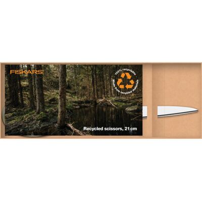 Fiskars Ciseaux recyclés, 21 cm, paquet cadeau 1059075 - Publicité Fiskars Ciseaux recyclés, 21 cm, paquet cadeau 1059075 - Publicité