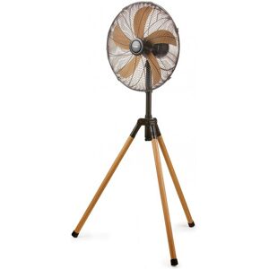 DOMO-ELEKTRO DOMO Ventilateur sur pied, 45cm, 50W, bois DO8146