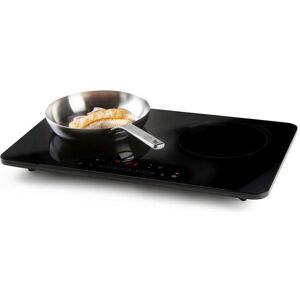 DOMO-ELEKTRO DOMO Table de cuisson a induction posable 2 feux, 3500W DO333IP