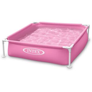 INTEX Piscine Mini Frame - rose 1,22 x 1,22 x 0,3 m 57172NP