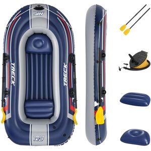 BESTWAY Hydro-Force Treck X2 Bateau pneumatique, 255 x 127 x 36 cm 61068