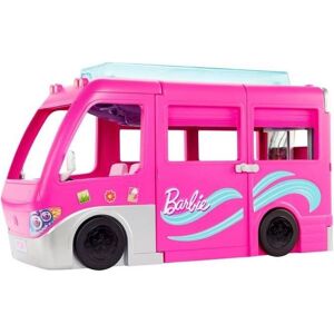 Barbie - Méga Camping-car De Barbie - Accessoire Poupée Hcd46 Rose TU - Publicité