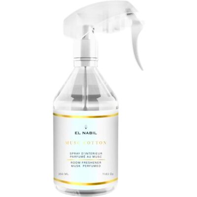 El Nabil Spray d'Intérieur Musc Cotton - Publicité El Nabil Spray d'Intérieur Musc Cotton - Publicité
