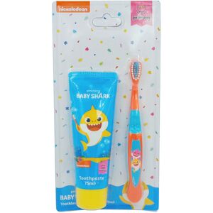 Nickelodeon Ensemble Brosse a Dents et Dentifrice Baby Shark 75 ml