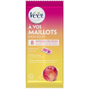 Veet Bandes de Cire Froide Maillot - Nectarine