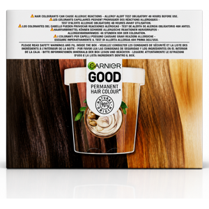 Garnier Kit de Recharge Coloration Permanente Good 5.0 Châtain Café - Publicité Garnier Kit de Recharge Coloration Permanente Good 5.0 Châtain Café - Publicité