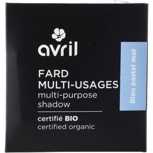 Avril Fard Multi-Usages Certifie Bio Bleu Pastel Mat