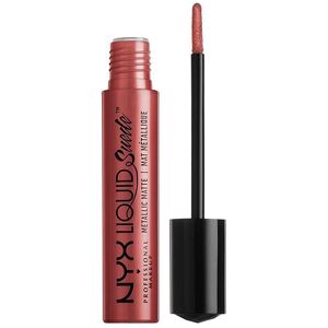 Nyx Rouge à Lèvres Liquid Suede Mat Métallique Bella - Publicité Nyx Rouge à Lèvres Liquid Suede Mat Métallique Bella - Publicité