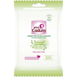Cadum Lingettes Ultra Douces Natural Caresse